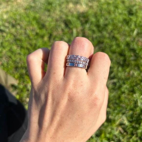 Bomb Party Luxe Bands “Boss Up, Girlfriend” Rose Quartz size 5. - Picture 5 of 6